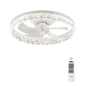 Chandelier ceiling fan Ring with LED Light